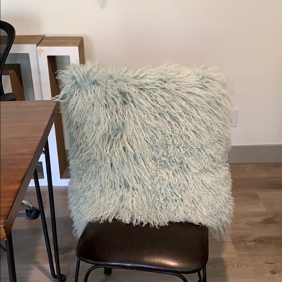 West Elm Other - West Elm Mongolian Lamb pillow (large)